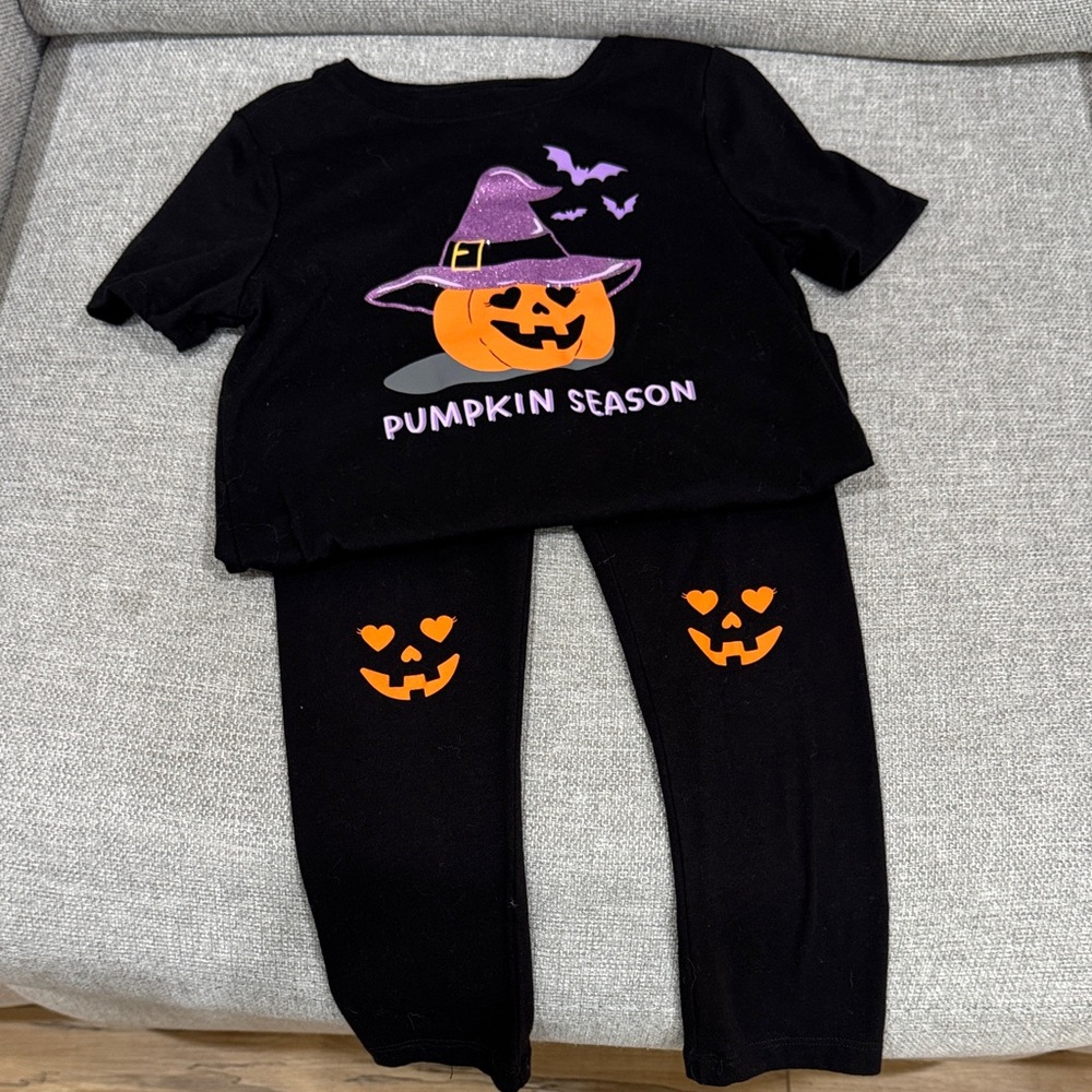 Wonder Nation Pumpkin Season Kids Costume - Black and Purple
